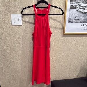 Express Red Backless Dress Excellent Condition